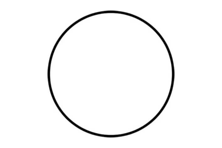A circle has no corners for the camera to catch